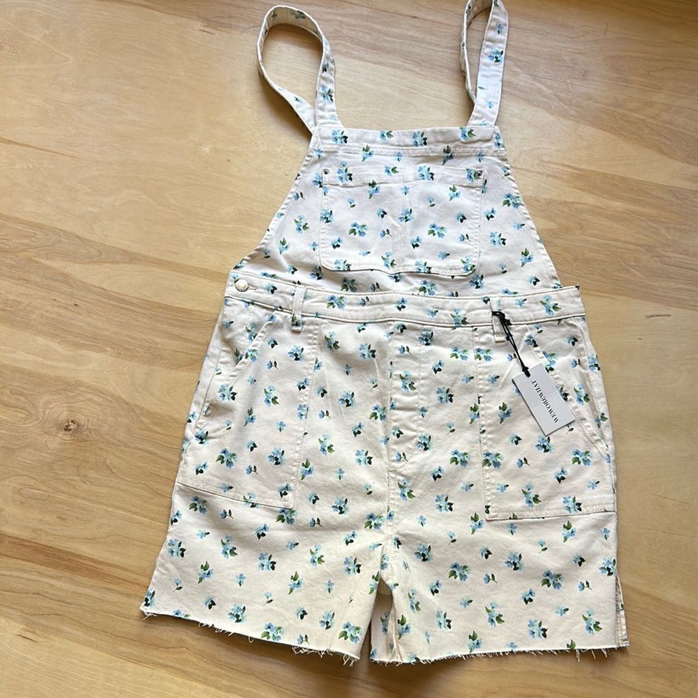 WEWOREWHAT Denim Overall Shorts